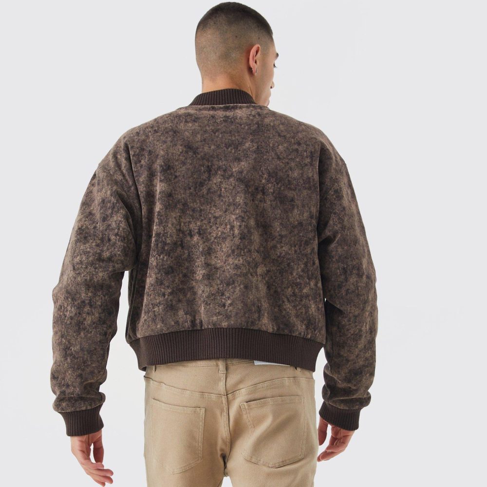 Boxy Acid Wash Bomber - Image 2